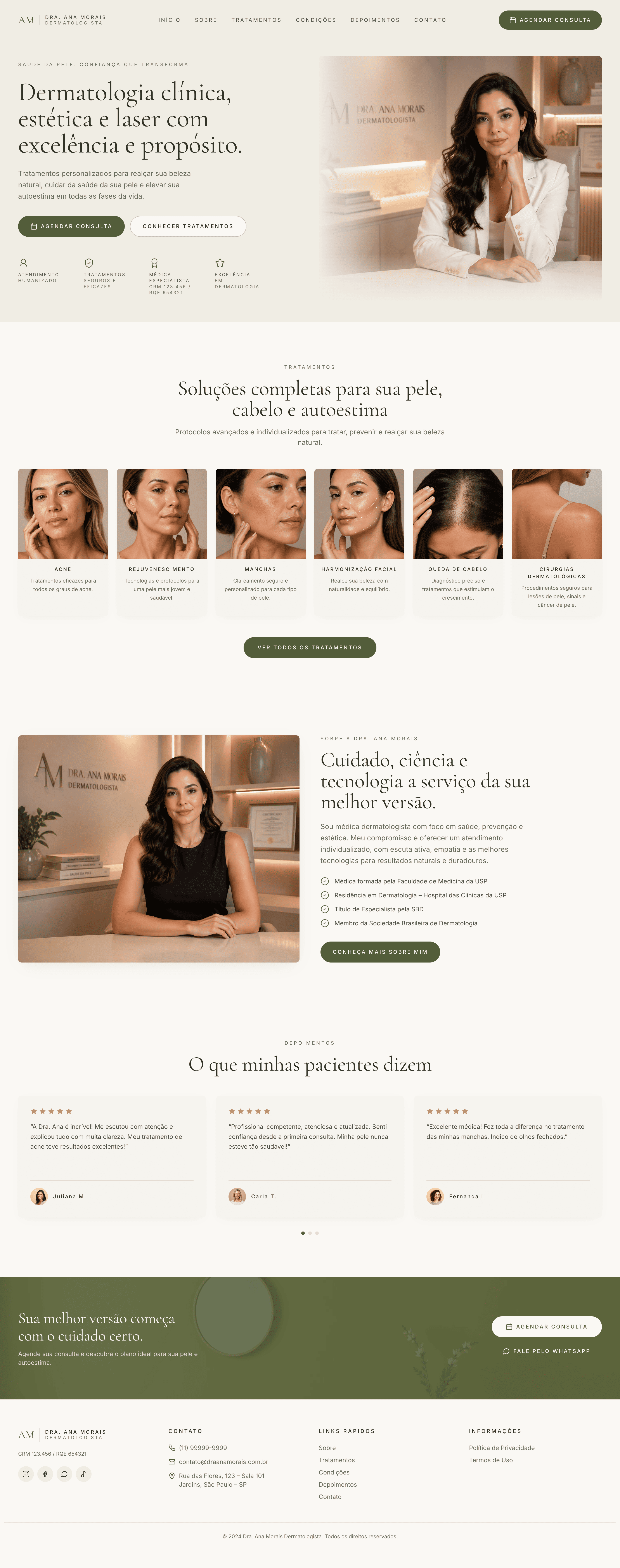 Dra Ana Morais - Dermatologista